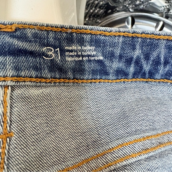 Anthropologie - Pilcro The Scotty Cuffed High-Rise Straight-Leg Jeans 31 - Picture 4 of 11